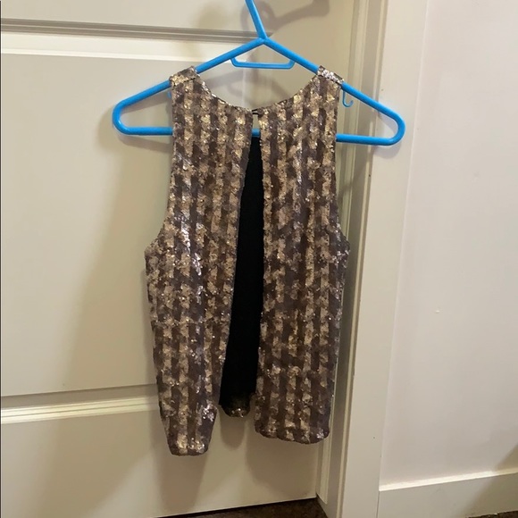 Talula Sequin open back tank - Picture 2 of 2